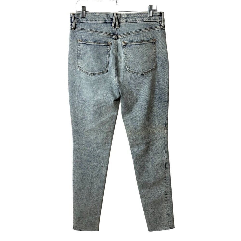 Good American Good Legs Skinny Skinny Jeans Light Wash Denim Womens Size 14 - Picture 2 of 8
